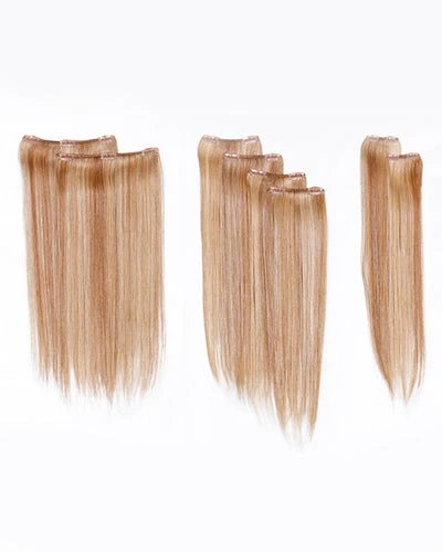 16 Inch Straight Synthetic Clip-in Extension 8pc Kit | By Hairdo 5 16 Inch Straight Synthetic Clip-in Extension 8pc Kit | By Hairdo - Image 5