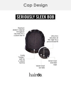 Seriously Sleek Bob | Synthetic Wig By Hairdo -Best Wig Outlet Store HD SeriouslySleekBob Cap