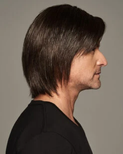Sharp | Average/Large Men's Lace Front & Monofilament Human Hair Blend Wig By HIM -Best Wig Outlet Store HIM64010AL Sharp M34S side2