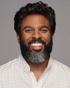 Dignified | Average/Large Men's Lace Front & Monofilament Top Synthetic Wig By HIM -Best Wig Outlet Store HIM64014AL Dignified Model1 M