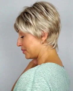 Brie Petite | Lace Front & Monofilament Synthetic Wig By Henry Margu -Best Wig Outlet Store HM4526 Brie 10 613GR S