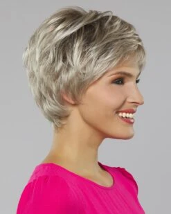 Iris | Lace Front & Monofilament Top Synthetic Wig By Henry Margu -Best Wig Outlet Store HM4780 Iris 60 101GR side3