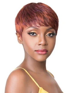 Q Cupid | Synthetic Wig By It's A Wig -Best Wig Outlet Store IW20150 QCupid TTDarkCopper main