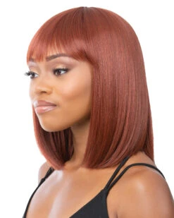 Bob Bang Wig 12 | Synthetic Wig By It's A Wig