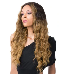Edgar | Lace Part Synthetic Wig By It's A Wig -Best Wig Outlet Store IW30002 Edgar FFHoneyBlonde side
