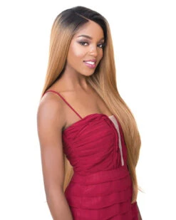 Frontal 360 Lace Barbie | Lace Front Human Hair Blend Wig By It's A Wig -Best Wig Outlet Store IW37123 Barbie TT2730 side2