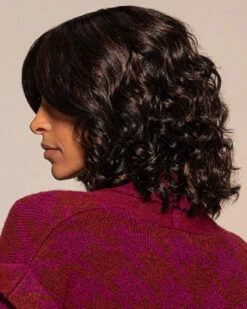 Maya | Lace Front & Monofilament Synthetic Wig By Jon Renau -Best Wig Outlet Store JR5901 Maya 1BRH30 Back