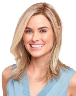 Drew (Exclusive) | Lace Front & Monofilament Synthetic Wig By Jon Renau -Best Wig Outlet Store JR5960R Drew 12FS12 MalibuBlonde main