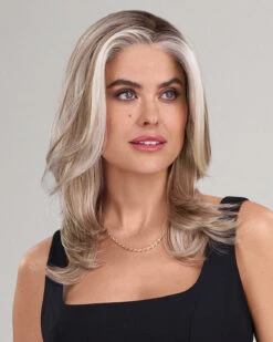 Miranda (Exclusive) | Lace Front & Monofilament Part Synthetic Wig By Jon Renau -Best Wig Outlet Store JR5996R Miranda 101 88 27S8 M3