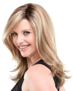 Miranda (Exclusive) | Lace Front & Monofilament Part Synthetic Wig By Jon Renau -Best Wig Outlet Store JR5996R Miranda 12FS8 Side