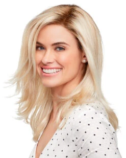 Miranda (Exclusive) | Lace Front & Monofilament Part Synthetic Wig By Jon Renau -Best Wig Outlet Store JR5996R Miranda FS24 102S12 LagunaBlonde main