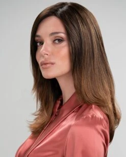 Miranda (Exclusive) | Lace Front & Monofilament Part Synthetic Wig By Jon Renau -Best Wig Outlet Store JR5996R Miranda S6 30A27RO Autumn Side