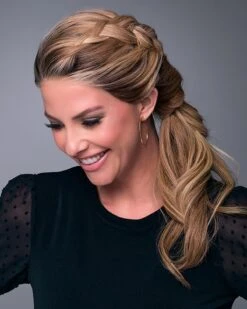 Blake-Lite | Lace Front & Monofilament Remy Human Hair Wig By Jon Renau -Best Wig Outlet Store JR773 Blake Lite 12FS8 styled