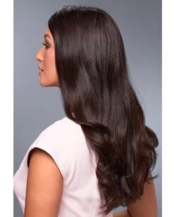 Blake-Lite | Lace Front & Monofilament Remy Human Hair Wig By Jon Renau -Best Wig Outlet Store JR773 Blake Lite 4RN back