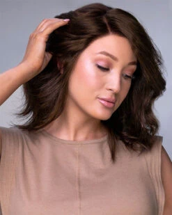 Carrie Lite-Petite (Exclusive) | Lace Front & Monofilament Human Hair Wig By Jon Renau 7 Carrie Lite-Petite (Exclusive) | Lace Front & Monofilament Human Hair Wig By Jon Renau -Best Wig Outlet Store JR774 CarrieLitePetite 4RN CloseUp c6bb9135 5be1 4996 ae5a 553393ed5804