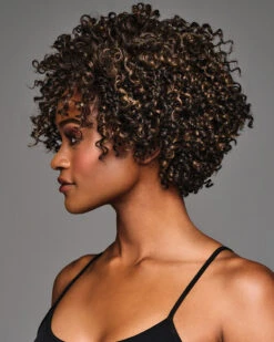 Aniyah | Lace Front & Monofilament Part Synthetic Wig By Kim Kimble -Best Wig Outlet Store KK31001 Aniyah MC4 10SS S2