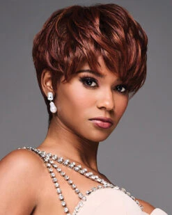 Jada | Lace Front & Monofilament Top Synthetic Wig By Kim Kimble -Best Wig Outlet Store KK31003 Jada MC30 130SS S1