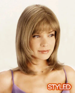 Jenny | Monofilament Synthetic Wig By Louis Ferre -Best Wig Outlet Store LF30018 Styled 01