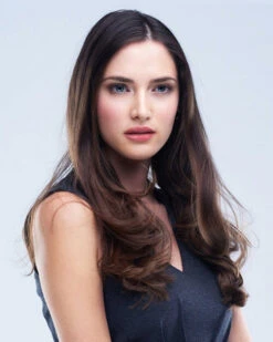 NRC002HM Petite/Average | Monofilament Human Hair Wig By Louis Ferre -Best Wig Outlet Store LFC002HMPA NRC002 CaramelCream side