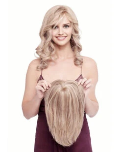 Toppiece 5001 | Half Monofilament Human Hair Wig By Louis Ferre 10 Toppiece 5001 | Half Monofilament Human Hair Wig By Louis Ferre -Best Wig Outlet Store LFTP5001 front