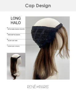 Long Halo | Hair Piece By Rene Of Paris 11 Long Halo | Hair Piece By Rene Of Paris -Best Wig Outlet Store LongHalo Cap