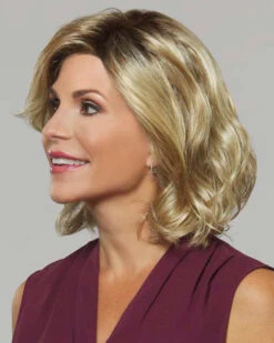 Fortune | Lace Front & Monofilament Part Synthetic Wig By Mane Attraction -Best Wig Outlet Store MA411 Fortune Butternut side