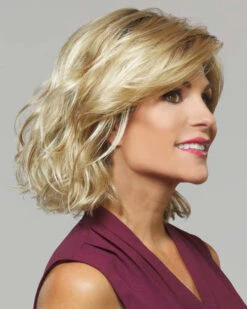 Fortune | Lace Front & Monofilament Part Synthetic Wig By Mane Attraction -Best Wig Outlet Store MA411 Fortune Butternut side3