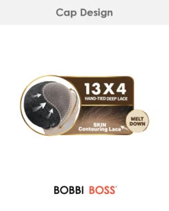 Jada | Lace Front Synthetic Wig By Bobbi Boss -Best Wig Outlet Store MLF1005 Jada cap