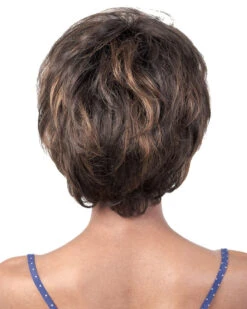 WL Jace | Lace Front Synthetic Wig By Motown Tress -Best Wig Outlet Store MT31029 WL Jace F1B 30 back