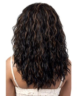 L Melany | Lace Front Synthetic Wig By Motown Tress -Best Wig Outlet Store MT31042 L Melany F1B 30 back