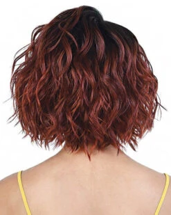 LDP-Didi | Lace Front & Lace Part Synthetic Wig By Motown Tress -Best Wig Outlet Store MT31073 LDP Didi OTBronze back