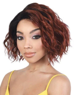 LDP-Didi | Lace Front & Lace Part Synthetic Wig By Motown Tress -Best Wig Outlet Store MT31073 LDP Didi OTBronze side