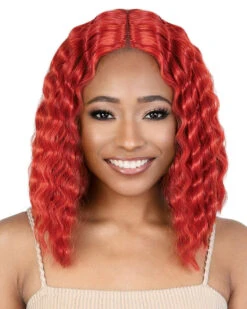 LDP-Crimp6 | Lace Front & Lace Part Synthetic Wig By Motown Tress