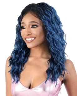 LDP-Spin18 | Lace Front & Lace Part Synthetic Wig By Motown Tress -Best Wig Outlet Store MT31128 LDP Spin18 OTIndigo side2