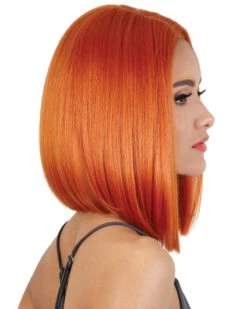 HBL Hali | Lace Front & Lace Part Human Hair Blend Wig By Motown Tress 13 HBL Hali | Lace Front & Lace Part Human Hair Blend Wig By Motown Tress -Best Wig Outlet Store MT37279 HBL Hali Ginger S2