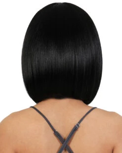 HBL Hali | Lace Front & Lace Part Human Hair Blend Wig By Motown Tress 10 HBL Hali | Lace Front & Lace Part Human Hair Blend Wig By Motown Tress -Best Wig Outlet Store MT37279 HBL Hali NaturalBlack B