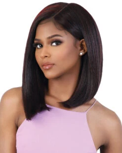 HBL Selina | Lace Front & Lace Part Human Hair Blend Wig By Motown Tress