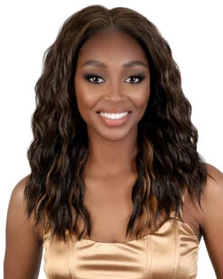 WHLB Ari | Lace Front Human Hair Blend Wig By Motown Tress