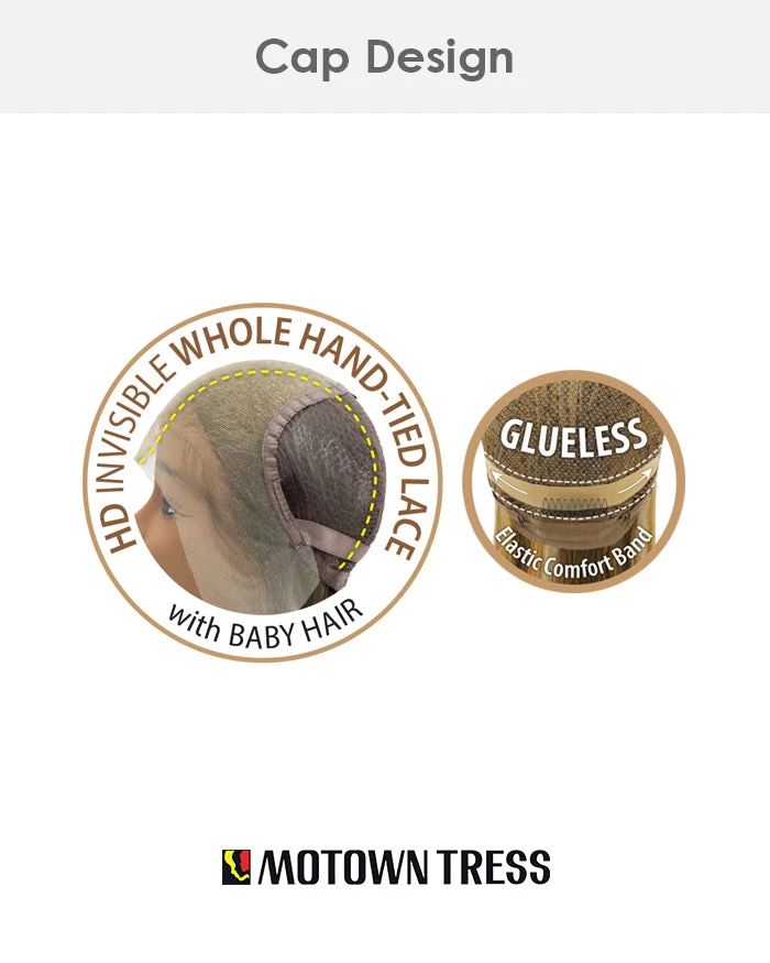 WHLB Vita | Lace Front Human Hair Blend Wig By Motown Tress 6 WHLB Vita | Lace Front Human Hair Blend Wig By Motown Tress - Image 6