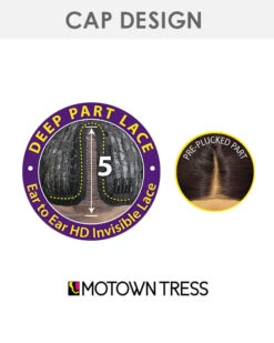 LDP-Hilson | Lace Front & Lace Part Synthetic Wig By Motown Tress -Best Wig Outlet Store MT 5DeepPartLace2