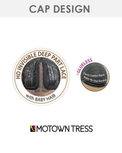 HBL Hali | Lace Front & Lace Part Human Hair Blend Wig By Motown Tress 15 HBL Hali | Lace Front & Lace Part Human Hair Blend Wig By Motown Tress -Best Wig Outlet Store MT HDInvisibleDeepPArtLaceWithBabyHair cap2