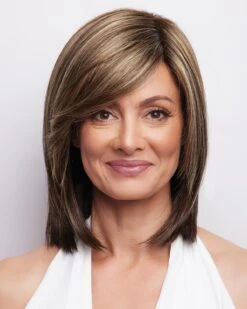 Zane (Exclusive) | Lace Front & Monofilament Part Synthetic Wig By Noriko -Best Wig Outlet Store NO1717 Zane ChocolateFrost R front