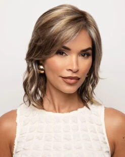 Briar | Lace Front & Monofilament Part Synthetic Wig By Noriko -Best Wig Outlet Store NO1729R Briar SparklingMocha R F1