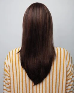 Lacey | Skin Part Synthetic Wig By Orchid -Best Wig Outlet Store OC5023 Lacey RumRaisin back