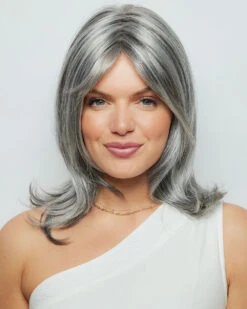 Marion (Exclusive) | Lace Front & Monofilament Part Synthetic Wig By Orchid -Best Wig Outlet Store OC6541 Marion Salt Pepper F 5f9995ec 913d 4dc5 8aca ea1bb34b7069