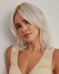 Alicia | Lace Front & Monofilament Part Synthetic Wig By Orchid -Best Wig Outlet Store OC6546R Alicia GhostBlond F