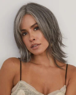 Alicia | Lace Front & Monofilament Part Synthetic Wig By Orchid -Best Wig Outlet Store OC6546 Alicia MoonlitSilk F2