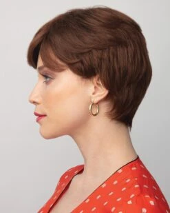 Kris | Monofilament Human Hair Wig By Orchid -Best Wig Outlet Store OC8704 Kris BrownSpice side