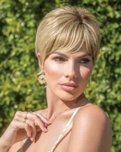 Kris | Monofilament Human Hair Wig By Orchid -Best Wig Outlet Store OC8704 Kris MoonlightBlondeRoot side2