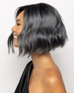 Chic Wavez | Lace Front & Monofilament Part Synthetic Wig By Rene Of Paris -Best Wig Outlet Store RP1505 ChicWavez MidnightStone side